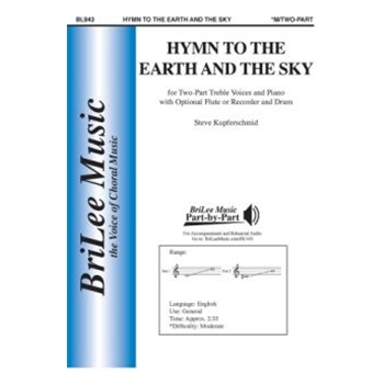 Hymn to the Earth and the Sky by Kupferschmid Steve Native American - Si for 2-Part and Piano