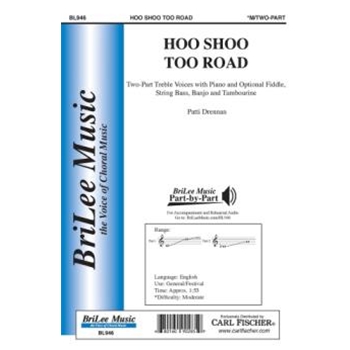 Hoo Shoo Too Road by Drennan Patti John Parker for 2-Part and Piano