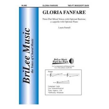 Gloria Fanfare by Farnell Laura for 3-Part Mixed a cappella