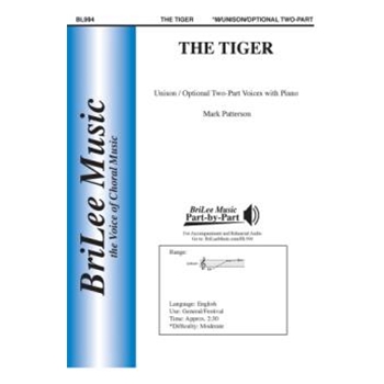 Tiger by Patterson Mark William Blake for Unison/2-Part and Piano