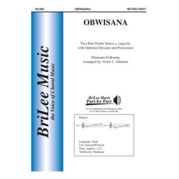 Obwisana by Ghanaian Folk Song - Johnson Victor C - for 2-Part a cappella