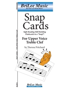 Snap Cards - For Upper Voice Treble Clef by Pritchard Theresa for Hi Voice