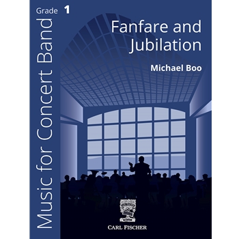 Fanfare and Jubilation by Boo Michael for Concert Band