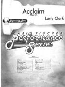 Acclaim March by Clark Larry for Full Score