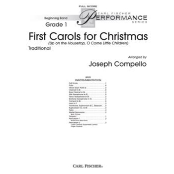 First Carols of Christmas by - Compello Joseph - for