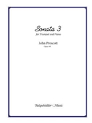 Sonata 3 Opus 68 by Prescott John for Trumpet and Piano