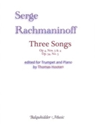 Three Songs by Rachmaninoff Sergei for