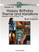 Happy Birthday Theme and Variations by Mildred J. and Patty S - Caputo Bud - for String Orchestra