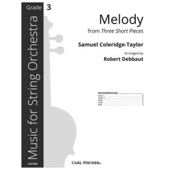 Melody from Three Short Pieces for Organ