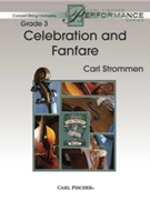 Celebration & Fanfare by Strommen Carl for String Orchestra
