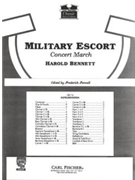 Military Escort by Bennett Harold - Fennell Frederick - for Condensed Score