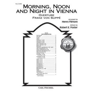 Morning Noon & Night In Vienna by Suppe Franz von - Fillmore and Foster - for Full Score