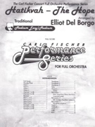 Hatikvah - The Hope by Anonymous - Del Borgo Elliot - for