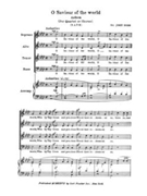 O Saviour of the World by Goss John for