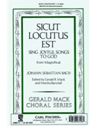 Sicut Locutus Est (Wing Joyful Songs... by Bach Johann Sebastian - Mack Gerald - Anonymous for SATB
