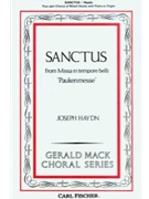 Sanctus by Haydn Joseph - Mack/Henderson - for SATB and Piano