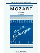 Jubilate by Mozart Wolfgang Amadeus - Liebergen Patrick M - for SATB