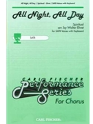 All Night All Day by - Ehret Walter - Anonymous for SATB