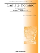 Cantate Domino by Hassler Hans Leo - Robinson Russell L - Anonymous for 3-Part Mixed