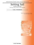 Setting Sail by Strommen Carl Walt Whitman for Concert Band