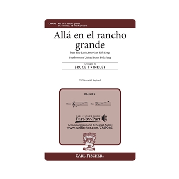 Alla En El Rancho Grande by - Trinkley Bruce - for TB Sec and Piano