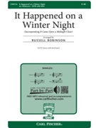 It Happened On A Winter Night by Willis Richard - Robinson Russell L - Edmund H. Sears for SATB