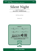 Silent Night by - Robinson Russell L - for SATB