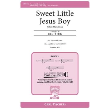 Sweet Little Jesus Boy by MacGimsey Robert - Berg Ken - for SSA