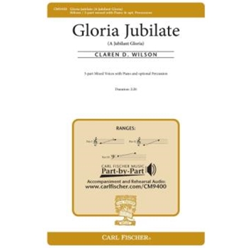 Gloria Jubilate by Wilson Claren for SAB and Piano