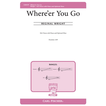 Where'er You Go by Wright Reginal for SSA and Piano (Ruth 1:16)