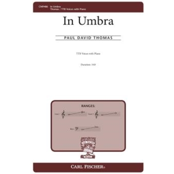 In Umbra by Thomas Paul David Cicero's Tuscalen Di for TTB and Piano
