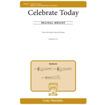 Celebrate Today by Wright Reginal William F. Sherwin for 3-Part Mixed and Piano