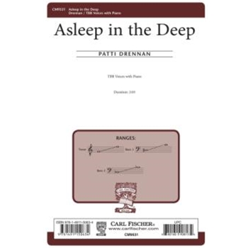 Asleep in the Deep by Drennan Patti Arthur J Lamb for TBB and Piano
