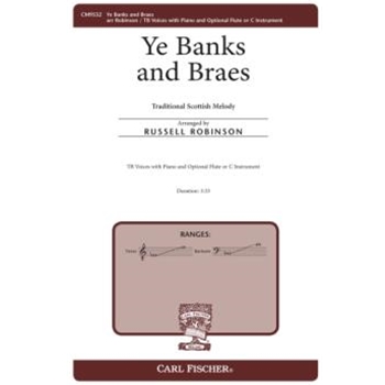 Ye Banks and Braes by - Robinson Russell L - Robert Burns for TB and Piano (Trad Scottish Melody)