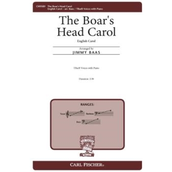 Boar's Head Carol by English Carol - Baas Jimmy - for TBarB and Piano (Trad English Carol)