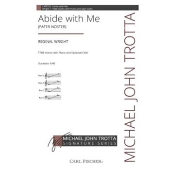 Abide with Me - Pater Noster by Wright Reginal for TTBB and Piano