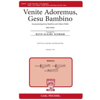 Venite Adoremus - Gesu Bambino by Martens Yon Wade - Schram Ruth Elaine - for S(A)B and Piano