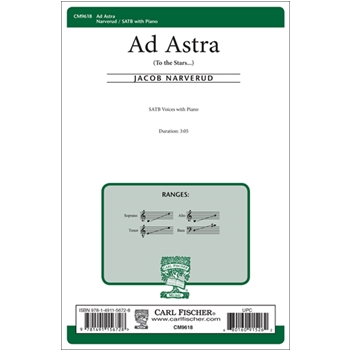 Ad Astra - To the Stars by Narverud Jacob J State Motto - Kansas for SATB and Piano