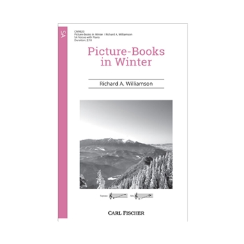 Picture-Books in Winter by Williamson Richard A Robert Louis Stevenson for SA and Piano