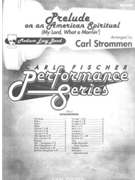 Prelude on an American Spiritual by - Strommen Carl - for