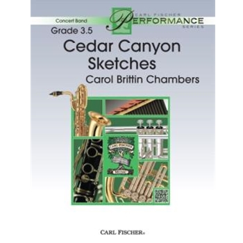 Cedar Canyon Sketches by Chambers Carol Brittin for Concert Band