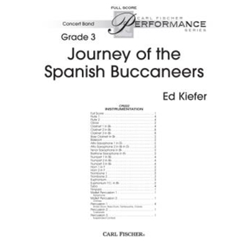 Journey of the Spanish Buccaneers by Kiefer Ed for Full Score