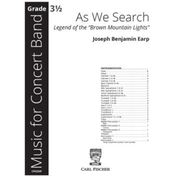 As We Search Legend of the "Brown Mountain Lights"