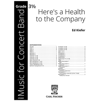 Here's a Health to the Company