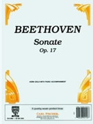Sonate Opus 17 by Beethoven Ludwig van for French Horn and Piano