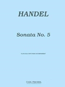 Sonata #5 by Handel George Frideric for Flute Solo