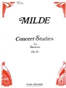 Concert Studies Opus 26 V 2 by Milde Ludvig for Bassoon Method (Vol 2)