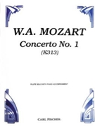 Concerto #1 K313 G Major by Mozart Wolfgang Amadeus for Flute and Piano