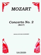 Concerto #2 K417 by Mozart Wolfgang Amadeus - Laube P X - for French Horn and Piano
