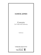 Concerto for Violin and Orchestra by Jones Samuel for
